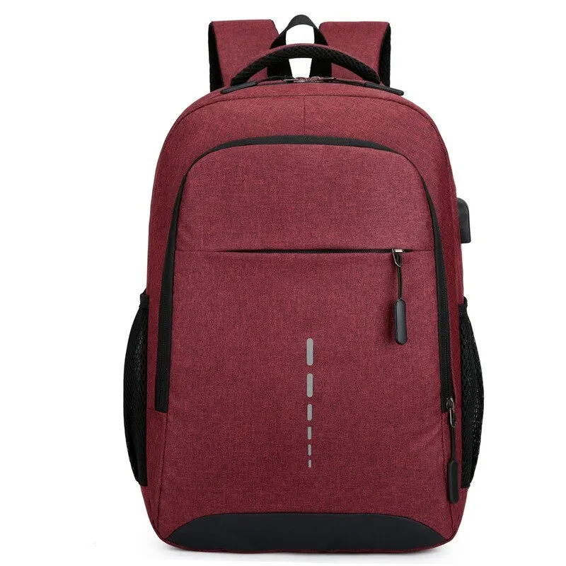Mochila para hombre, de gran capacidad, sencilla, de moda, para viajes, para mujer, para estudiantes, para ordenador - Imagen 9