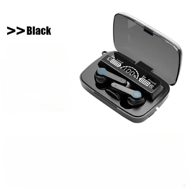 Auriculares TWS M19, auriculares inalámbricos con Control táctil inteligente, compatibles con Bluetooth, pantalla LED resistente al agua con micrófono - Imagen 7